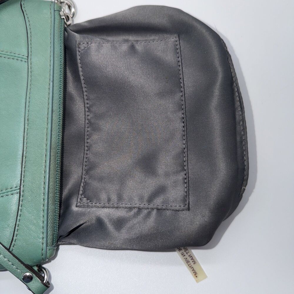Coach Wristlet Soft Leather Seafoam Wallet Small Purse Card Holder - Picture 5 of 5